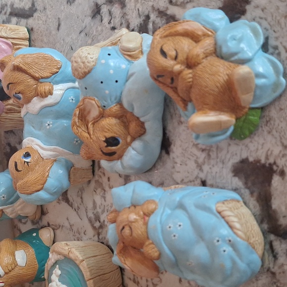 🐰 Pepi Ware set of 14 collectible rabbit figurines from the 70s - Picture 8 of 17